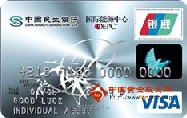 民生国际能源白金联名卡（银联+VISA，人民币+美元，白金卡）