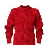 Burberry博柏利2013秋冬系列柔软红色棱纹针织羊绒衫