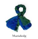 玛丝菲尔蓝绿色围巾